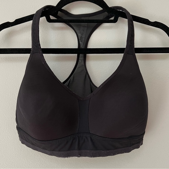 Lululemon Speed Up Bra C/D in Spaced Out Space Dye Black White - Picture 7 of 11